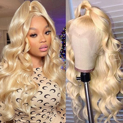 613 Blonde Wig Brazilian Body Wave Wig 13x4 Lace Front Wig