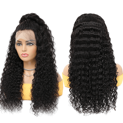 Idoli Deep Wave Wig Malaysian Virgin Hair Lace Front Wig