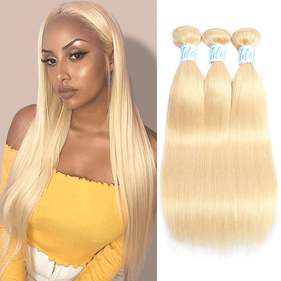 Idoli Peruvian 613 Straight Hair Weave 3 Bundles with Closure - Idoli Hair