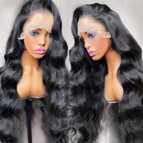 Virgin Malaysian Hair Body Wave Wig 13x4 Lace Front Wig