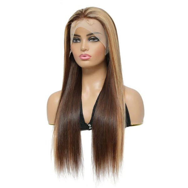 Idoli Brazilian Highlights Wig Straight Hair 13x4 Lace Front Wig