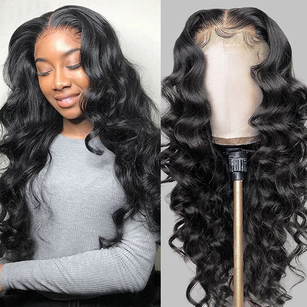 Idoli Loose Wave Wig Virgin Hair 13x4 Lace Front Wig