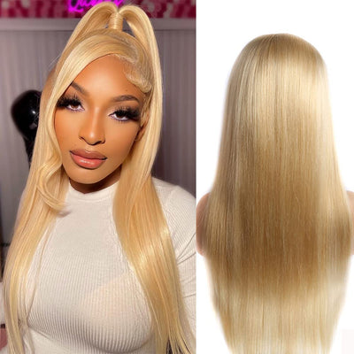 Idoli 613 Blonde Color Straight Hair Wig 13x6 Lace Front Wig