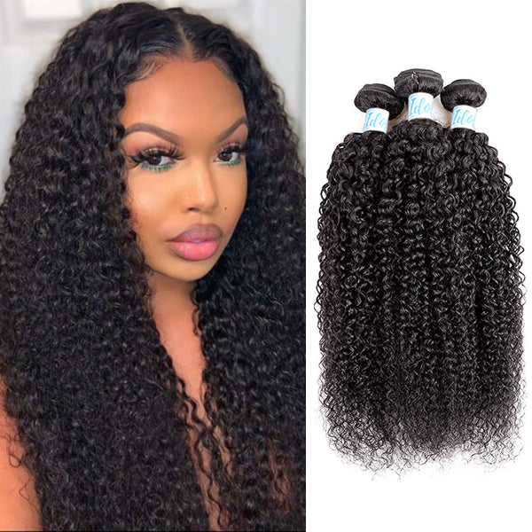 Idoli Indian Curly Hair 3 Bundles 10A Human Hair