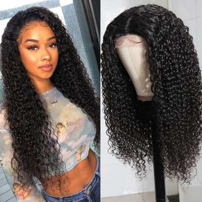 Idoli Curly Wig 4x4 Lace Closure Wig Brazilian Curly Hair Wigs