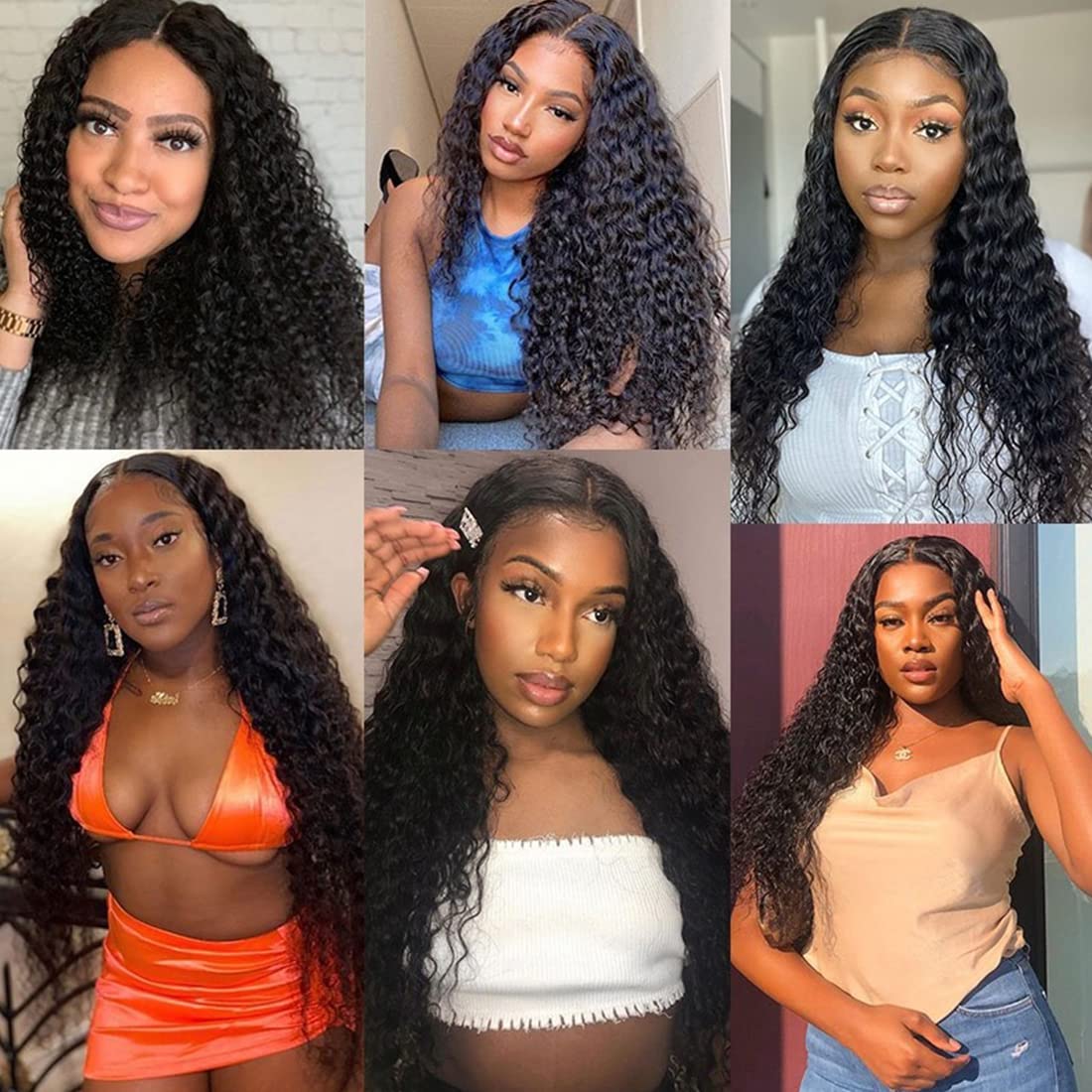 Best Transparent 5x5 HD Lace Closure Wig Deep Wave Wig With Pre-plucked Hairline