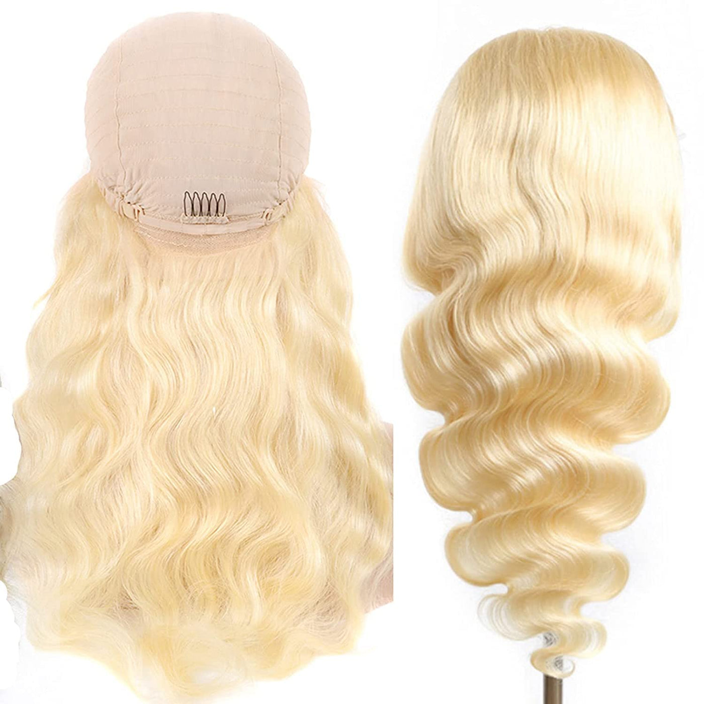 Idoli 613 Blonde Wig Body Wave Lace Closure Wig 4x4 Lace Wig