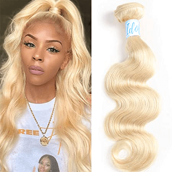 Idoli Peruvian Body Wave Hair 3 Bundles 613 Blonde Color Hair Weave - Idoli Hair