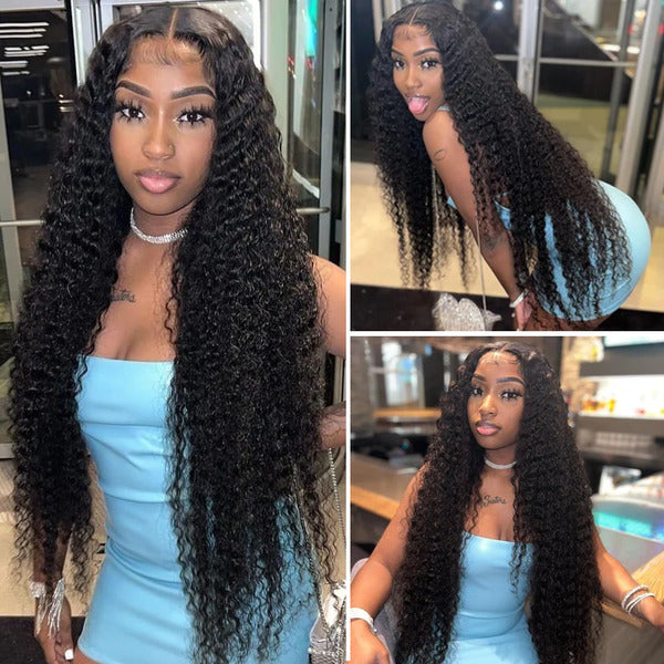 Idoli Deep Wave Wig Malaysian Virgin Hair Lace Front Wig