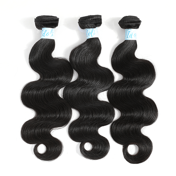 Malaysian Body Wave Hair 3 Bundles with Lace Closure