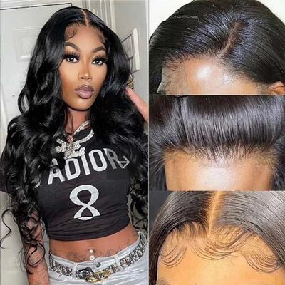 Idoli Body Wave Wig 4x4 Lace Closure Wig Human Hair Wigs