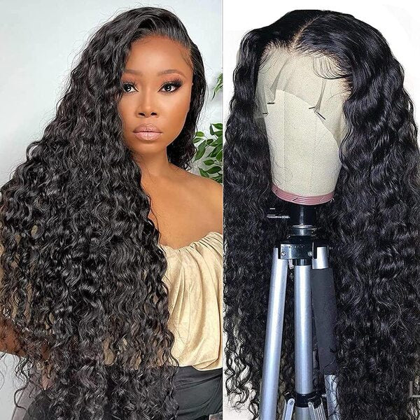 Idoli Water Wave Wig 13x4 Lace Front Wig Brazilian Human Hair Wigs