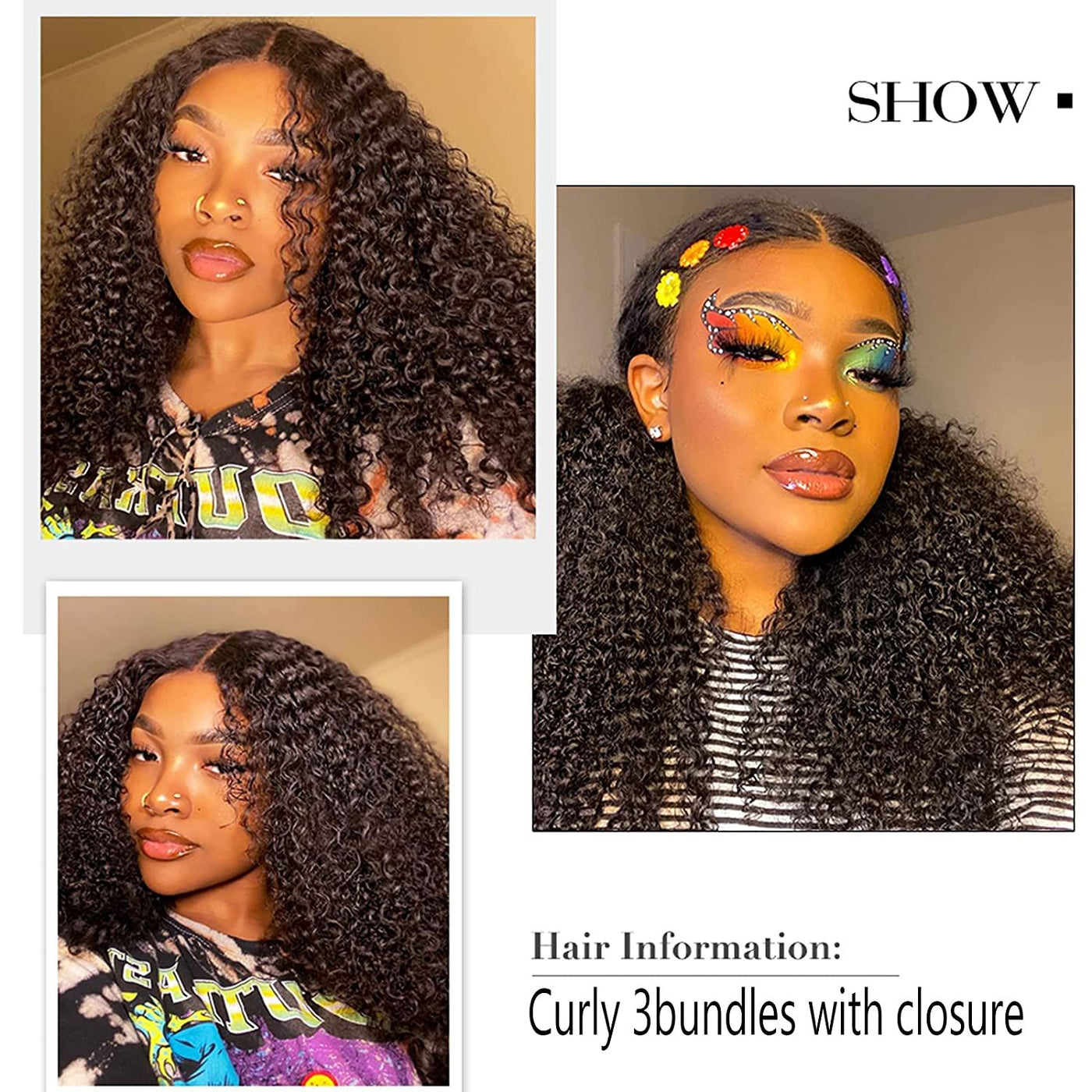 Idoli Brazilian Curly Hair 3 Bundles with Closure - Idoli Hair