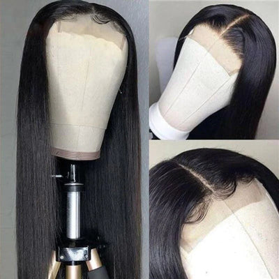 Idoli Brazilian Straight Hair Wig 4x4 Lace Closure Wig Human Hair Wigs