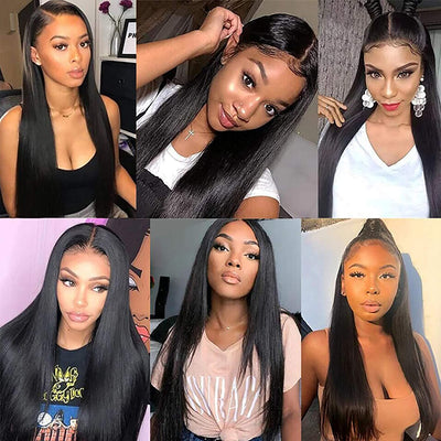 Idoli Brazilian Straight Hair Wig 4x4 Lace Closure Wig Human Hair Wigs