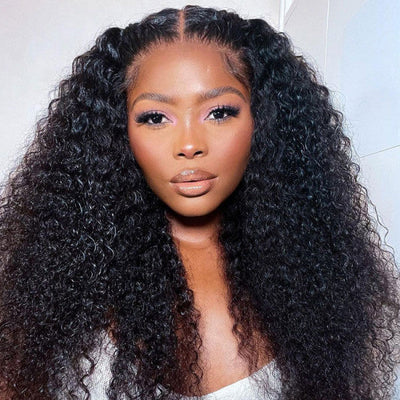 Idoli Virgin Curly Wig 13x4 Lace Front Wigs Human Hair Pre Plucked Hairline