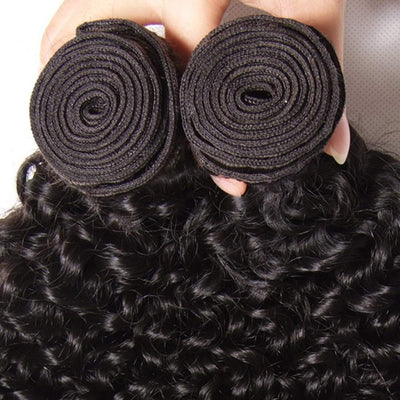 Idoli Indian Curly Hair 4 Bundles 10A Virgin Hair Weave