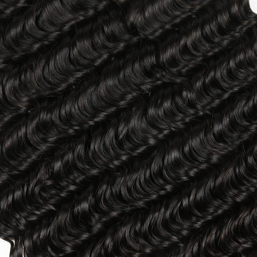 Idoli Virgin Indian Deep Wave Hair 4 Bundles