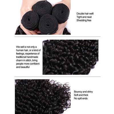 Idoli Peruvian Water Wave 4 Bundles Virgin Human Hair - Idoli Hair