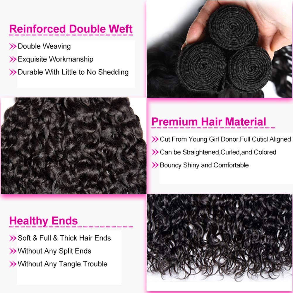 Idoli Brazilian Water Wave Hair 3 Bundles 10A Virgin Hair Weave - Idoli Hair