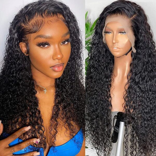 Idoli Deep Wave Wig Malaysian Virgin Hair Lace Front Wig