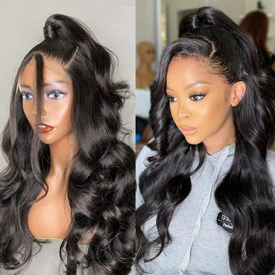 Virgin Human Hair Body Wave Wig 13x6 Lace Front Wig