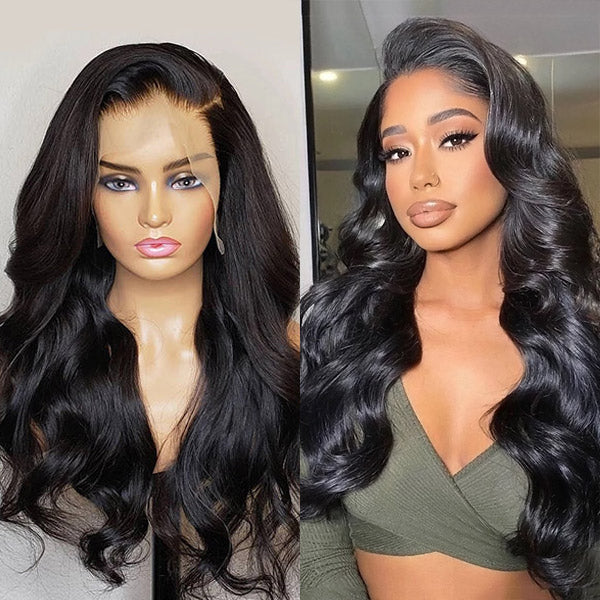 Virgin Human Hair Body Wave Wig 13x6 Lace Front Wig