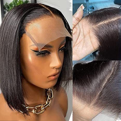 Idoli Malaysian Straight Hair Bob Wig Lace Front Bob Wigs - Idoli Hair