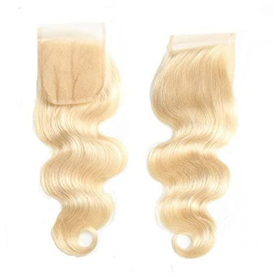 Idoli Brazilian Body Wave 613 Blonde 4 Bundles With Closure - Idoli Hair