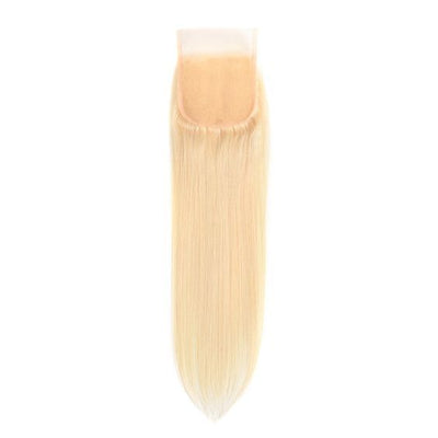 Idoli 613 Blonde Color Straight Hair 4x4 Lace Closure - Idoli Hair