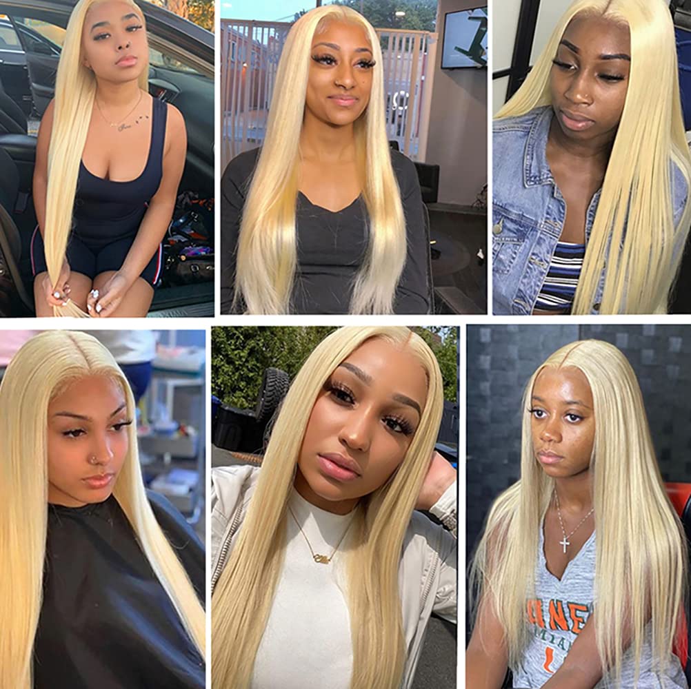 Idoli Indian Straight Hair 3 Bundles 613 Blonde Color Hair