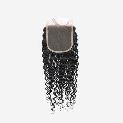 Brazilian Deep Wave Hair 4x4 Lace Closure - Idoli Hair