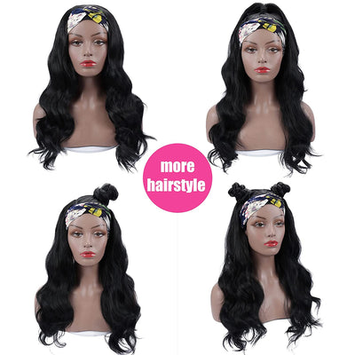 Headband Wig Headband Body Wave Hair Wig Ready to Go