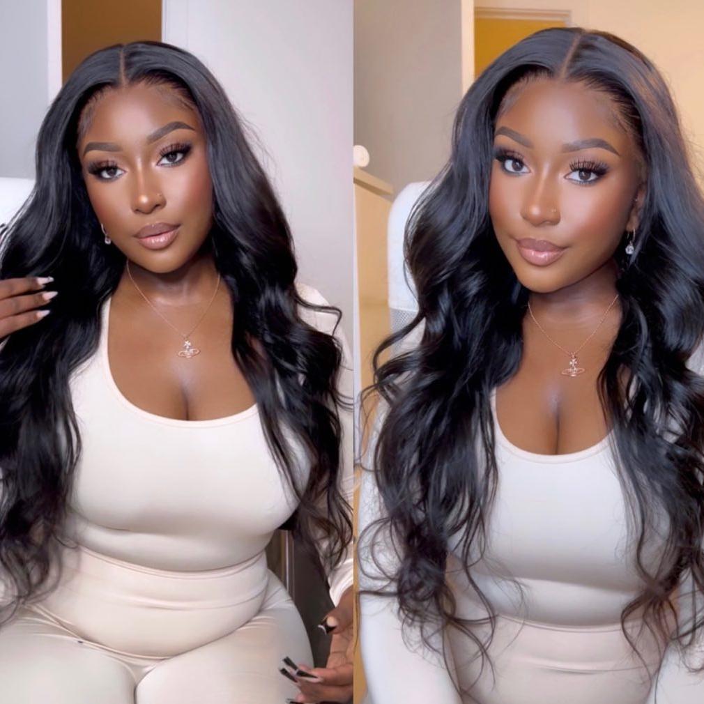 Idoli Body Wave Wig 4x4 Lace Closure Wig Human Hair Wigs