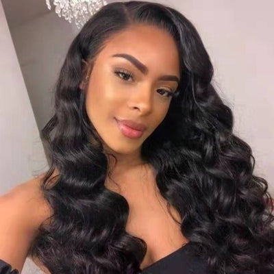 Brazilian Loose Wave Hair 4 Bundles with Lace Closure - Idoli Hair