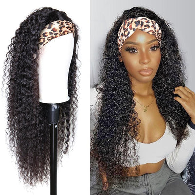 Idoli Hair Headband Curly Hair Wig