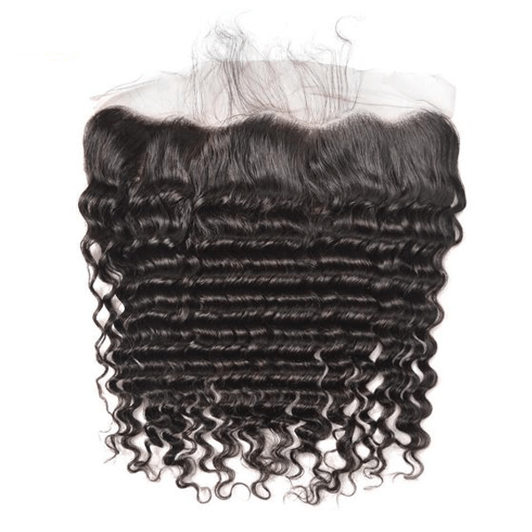Brazilian Deep Wave Hair 13x4 Lace Frontal Closure 1 Piece - Idoli Hair