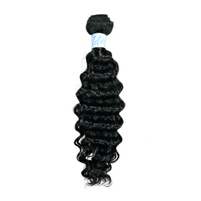 Brazilian Virgin Human Hair Deep Wave Hair Weave 1 Bundle - Idoli Hair