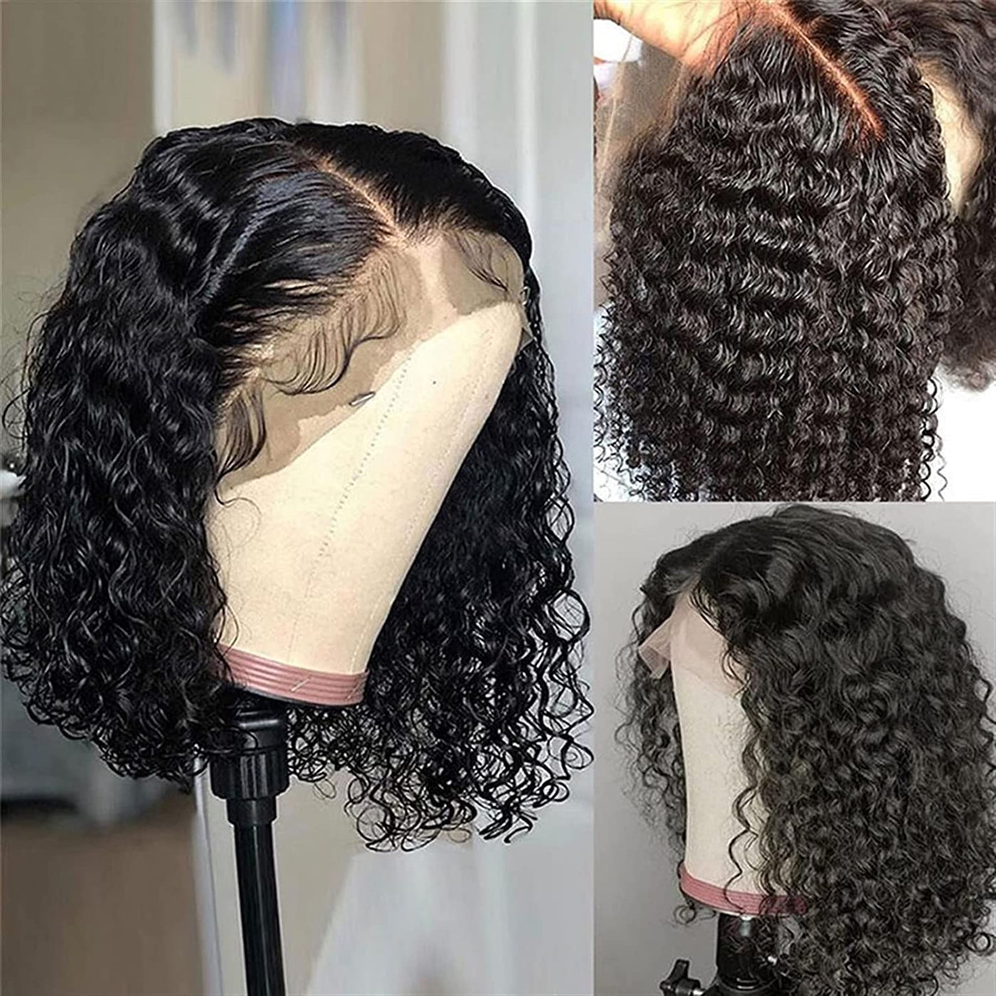 Bob Wig Deep Wave Hair Bob Wig 13x4 Lace Front Wig