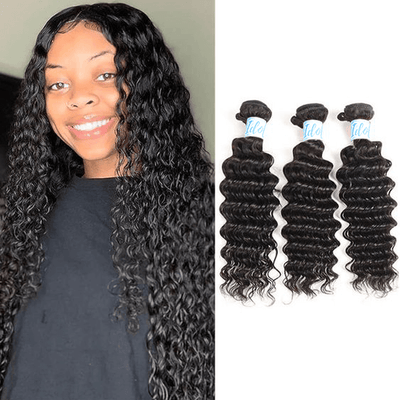 Idoli Peruvian Deep Wave Hair 3 Bundles 10A Virgin Hair - Idoli Hair