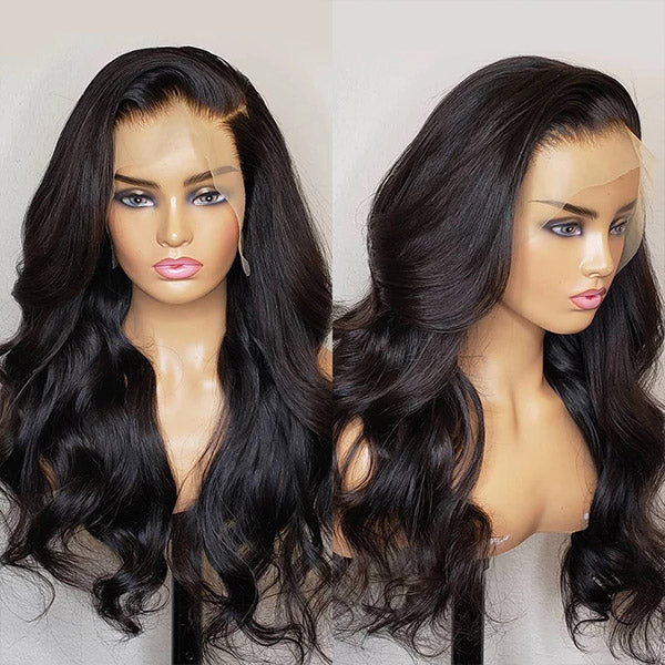 Virgin Human Hair Body Wave Wig 13x6 Lace Front Wig