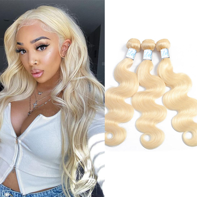 Idoli Indian Body Wave 3 Bundles 613 Blonde Hair