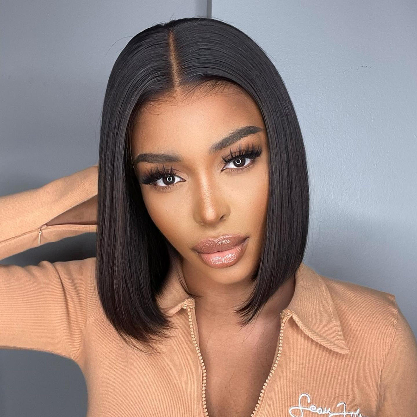 Brazilian Bob Wig Straight Hair Lace Front Wig