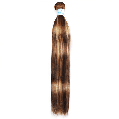 Highlights Straight Hair Weave 1 Bundle Human Hair - Idoli Hair
