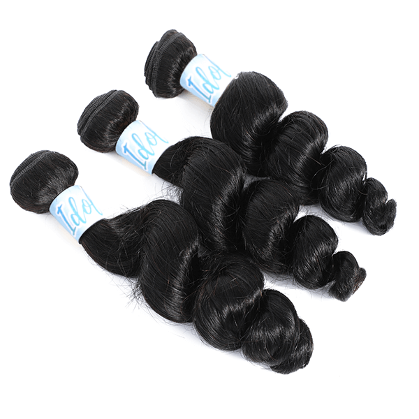 Idoli Brazilian Loose Wave Hair 3 Bundles 10A Virgin Hair Weave - Idoli Hair