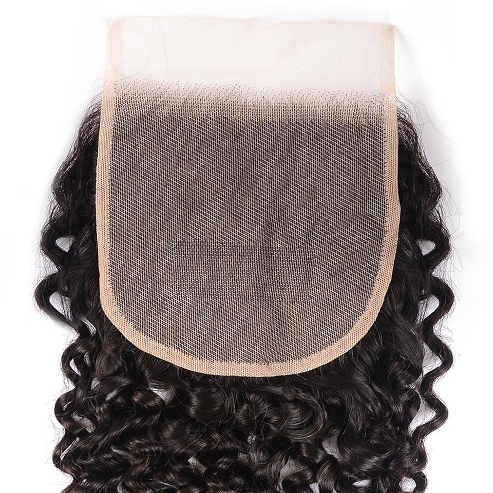 Peruvian Curly Hair Lace Closure 4x4 Swiss Lace Closure Human Hair - Idoli Hair