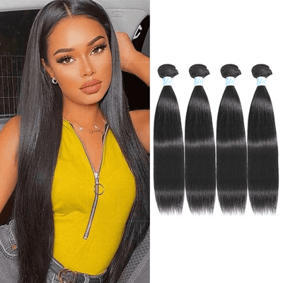 Peruvian Straight Hair 4 Bundles Idoli 10A Virgin Hair Weave - Idoli Hair