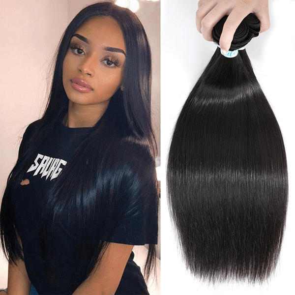 Virgin Indian Straight Human Hair Weave 3 Bundles Idoli Hair