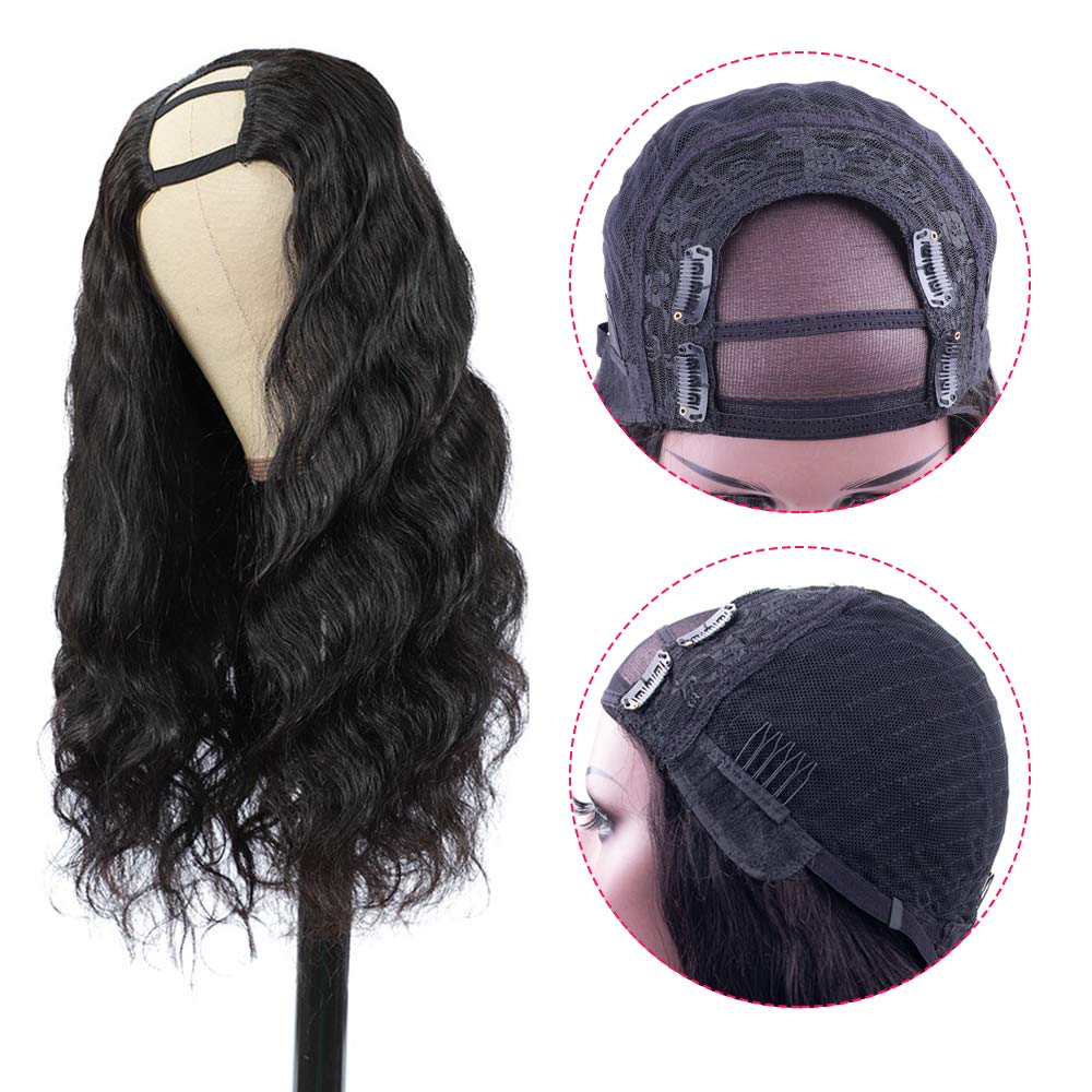 Idoli U Part Body Wave Hair Human Hair Glueless Wig