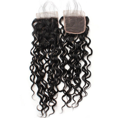 Brazilian Water Wave Hair 4x4 Lace Closure - Idoli Hair